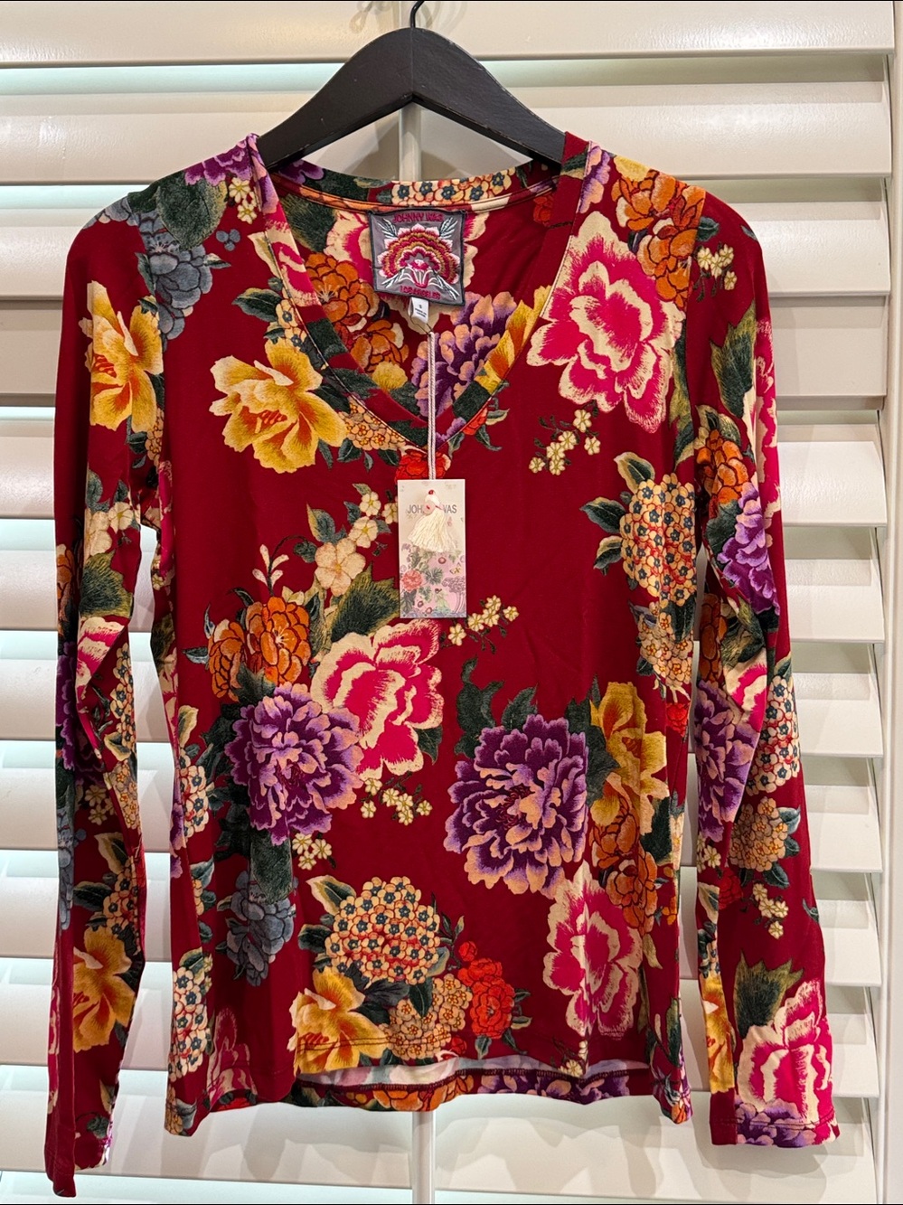 Johnny Was The Janie Long Sleeve Top